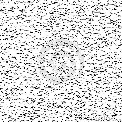 Abstract grain vector seamless pattern. Noise grunge black white repeat flecked texture background. Textured paper Vector Illustration