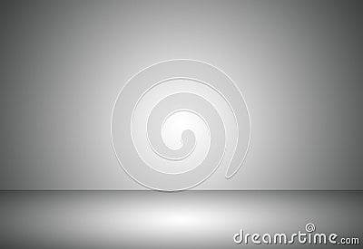 Abstract gray empty room studio gradient used for background and display your product. Stock Photo