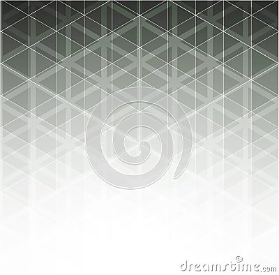 Abstract gray geometric technology background Vector Illustration