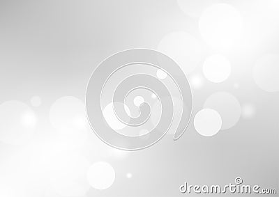 Abstract gray gradient background with a soft white light blur. Vector Illustration