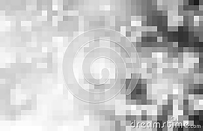 Abstract gray pixel background Stock Photo