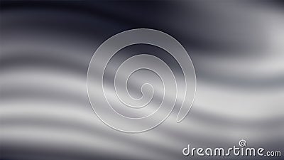 abstract gray wave pattern background soft flowing blur texture modern minimalist artistic monochrome gradient design Vector Illustration