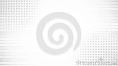 Abstract gray white background. White Line pattern on gradient backdrop. Halftone pattern. Horizontal Lines. Blank geometric Vector Illustration