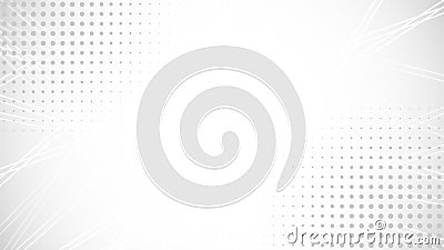 Abstract gray white background. White Line pattern on gradient backdrop. Halftone pattern. Thin random Lines. Blank geometric Vector Illustration