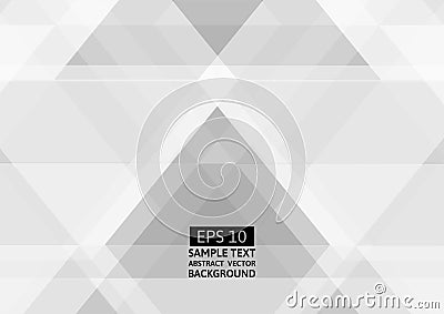Abstract gray and white color geometric modern design vector background with space for design, text input. Vector Illustration