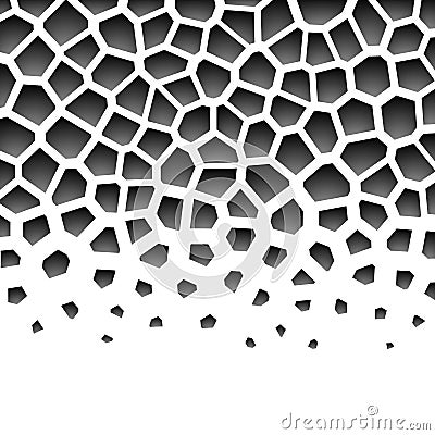 Abstract grayscale geometric pattern Vector Illustration