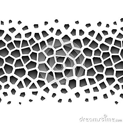 Abstract grayscale geometric pattern Vector Illustration