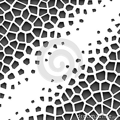 Abstract grayscale geometric pattern Vector Illustration