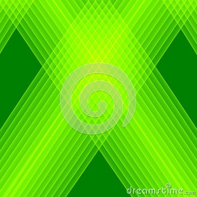 Abstract green background. Bright green lines. Geometric pattern in green colors. Stock Photo