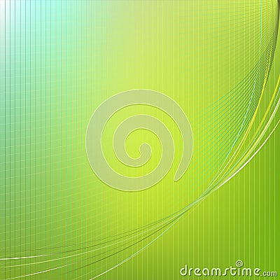 Abstract Green Background Vector Illustration