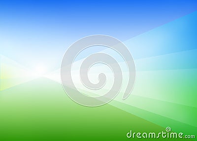 Abstract green-blue background Vector Illustration