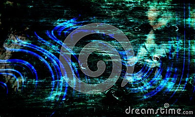 Abstract green and blue shaded textured background with lighting effects. wallpaper. Stock Photo