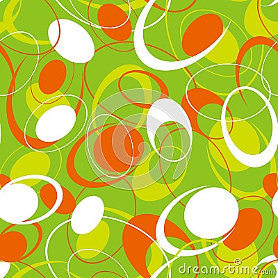 Abstract green circular background Stock Photo