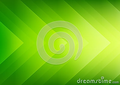 Abstract green eco arrows background Vector Illustration