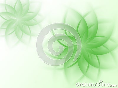 Abstract green flora pattern Stock Photo