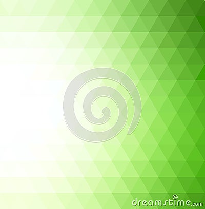 Abstract green geometric technology background Vector Illustration