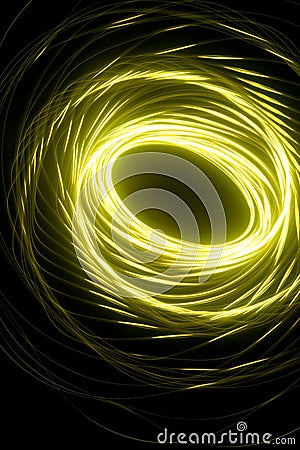 Abstract green spiral Stock Photo