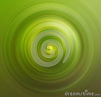 Abstract green spiral background Stock Photo