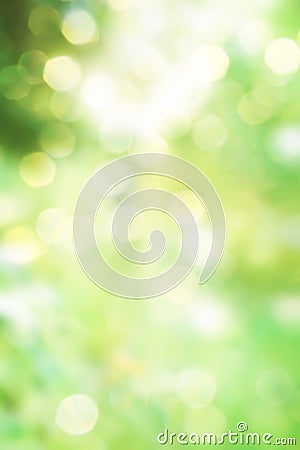 Abstract green spring nature background Stock Photo