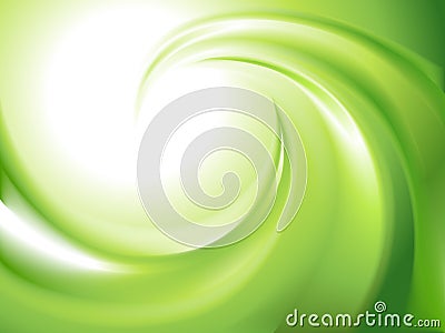Abstract green swirl Vector Illustration