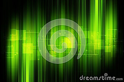 Abstract green tech background Stock Photo