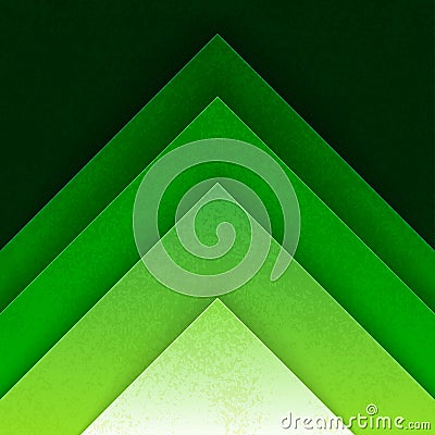 Abstract green triangle shapes background Vector Illustration