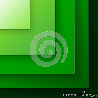 Abstract green triangle shapes background Vector Illustration