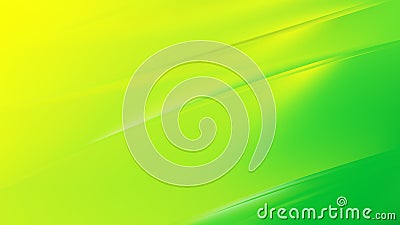 Abstract Green and Yellow Diagonal Shiny Lines Background Stock Photo