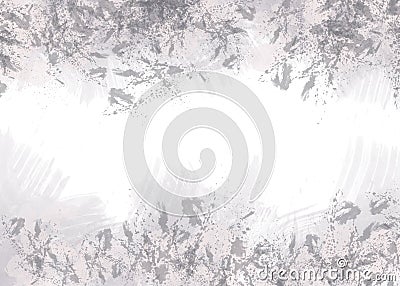 Abstract grey spots on white background Stock Photo