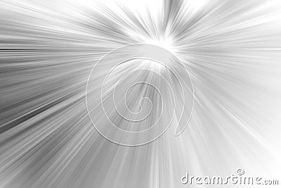 Abstract grey and white Radial blur background Stock Photo