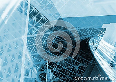 Abstract grid background Stock Photo