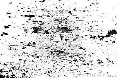 Abstract grimy concrete texture. Stained dirt surface and dusty grunge effect for backgrounds. Grainy and distressed black and Vector Illustration
