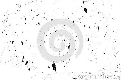 Abstract grimy concrete wall texture vector with dirt grunge effect. Stained and rusty black and white grunge effect background Vector Illustration