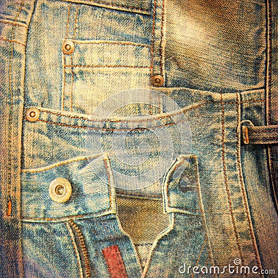 Abstract grunge jeans background Stock Photo