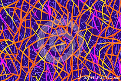 abstract grunge neon background. Generative AI Stock Photo