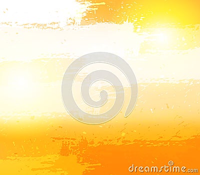 Abstract grunge orange background Vector Illustration