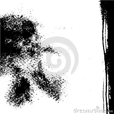 Abstract grunge painted texture. Stock Photo