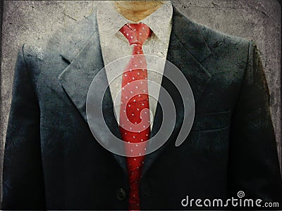 government taxes Abstract metaphor conecept of a man in suit Stock Photo