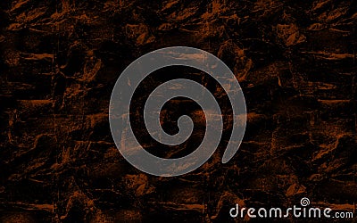 Abstract grungy orange texture with black background Stock Photo