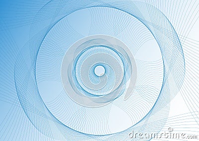 Abstract guilloche pattern vector complicated line texture Vector Illustration
