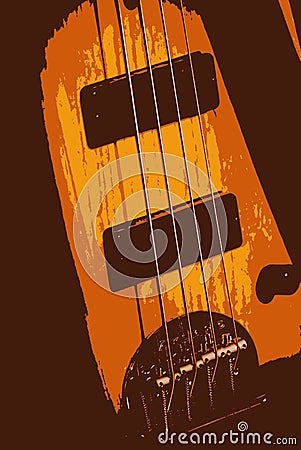 Abstract Guitar Stock Photo