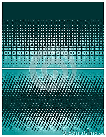 Abstract halftone backgrounds Vector Illustration