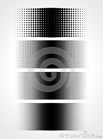 Abstract halftone dots for grunge background Vector Illustration