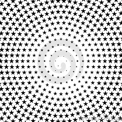 Abstract halftone monochromatic background. Vector Illustration