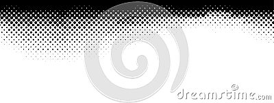 Abstract halftone monochrome dotted pattern Vector Illustration
