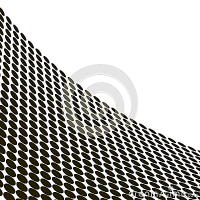 Abstract halftone wave-vector Vector Illustration