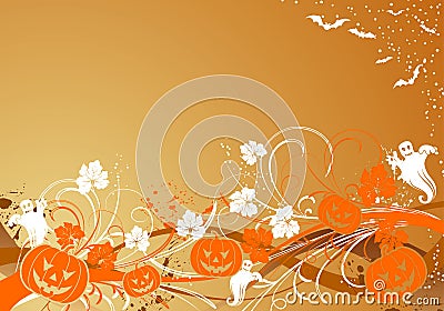 Abstract halloween background Vector Illustration