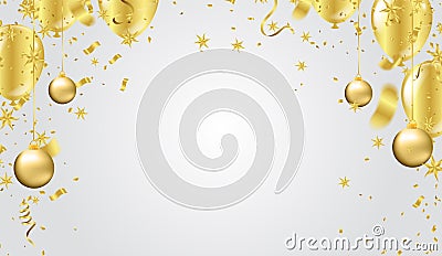 Abstract happy new year background place for christmas and celeb Vector Illustration
