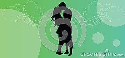 Abstract Happy valentines day background couple eps loving pictures valentine 2018 romance kiss wedding cipart romantic icons Vector Illustration