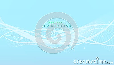 Abstract health consist speed wave digital technology concept modern medical Vector Illustration